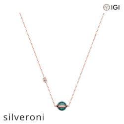 0.06 Carat Lab Grown Diamond Pendant in 18K Rose Gold - 2
