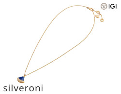 0.13 Carat Round Lab Grown Diamond Yellow Gold Pendant Necklace - 2