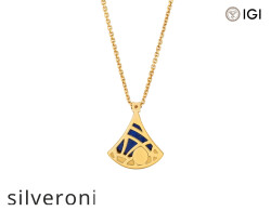 0.13 Carat Round Lab Grown Diamond Yellow Gold Pendant Necklace - 4