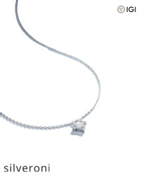 0.16 Carat Princess Cut Lab Grown Diamond Pendant - 6