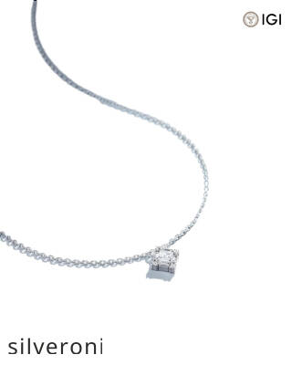0.16 Carat Princess Cut Lab Grown Diamond Pendant - 6