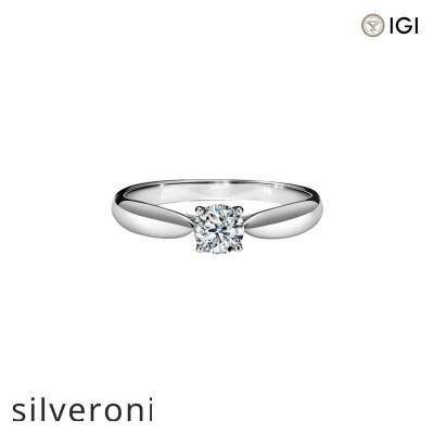 0.18 Carat Round Brilliant Lab Grown Diamond Engagement Ring - 1