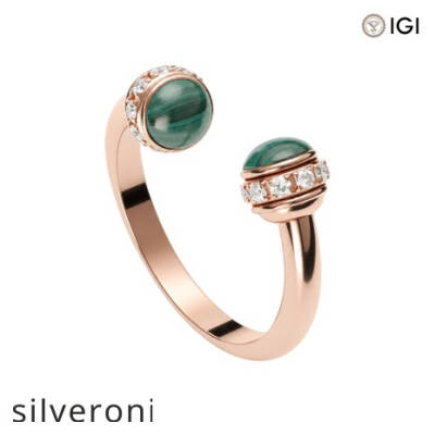 0.21 Carat Lab Grown Diamond Open Ring in 18K Rose Gold - 2
