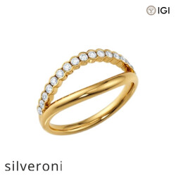 0.27 Carat Round Lab Grown Diamond Eye Ring - Silveroni