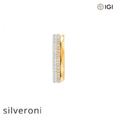 0.64 Carat Three-Row Lab Grown Diamond Ring - 2