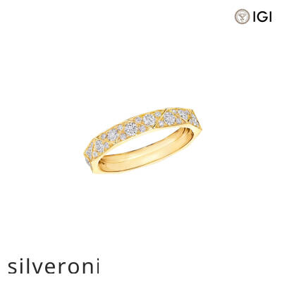 0.69 Carat Lab Grown Diamond Band in Rose Gold - 1