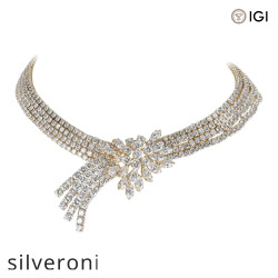 0.70 Carat Marquise Lab Grown Diamond Gold Necklace - Silveroni