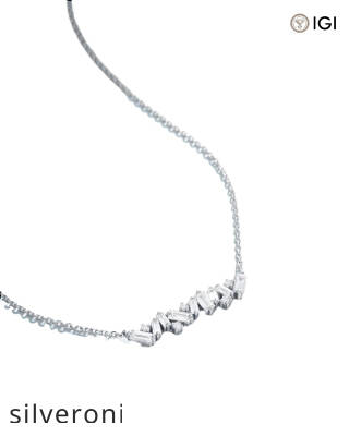 0.77 Carat Baguette and Round Lab Grown Diamond Bar Pendant - 6