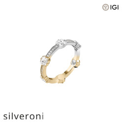 0.85 Carat Armor Square Lab Grown Diamond Stackable Band - 2