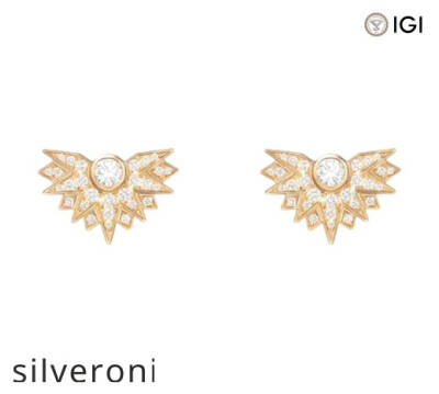 0.97 Carat Lab Grown Diamond Rose Gold Earrings - 2
