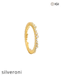 1.05 Carat Round VS Clarity Lab Grown Diamond Ivy Eternity Ring Jacket - 2