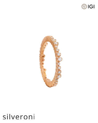 1.05 Carat Round VS Clarity Lab Grown Diamond Ivy Eternity Ring Jacket - 5