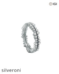 1.05 Carat Round VS Clarity Lab Grown Diamond Ivy Eternity Ring Jacket - 7