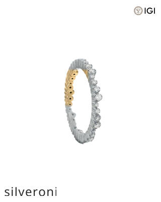 1.05 Carat Round VS Clarity Lab Grown Diamond Ivy Eternity Ring Jacket - 8
