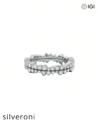 1.05 Carat Round VS Clarity Lab Grown Diamond Ivy Eternity Ring Jacket - 9