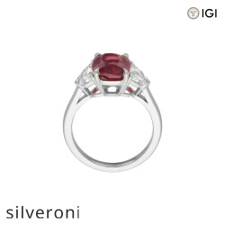 1.15 Carat Cushion Lab Grown Diamond Ring - 3