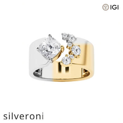 1.50 Carat Cushion Lab Grown Diamond Platinum Band E VS1 - 1