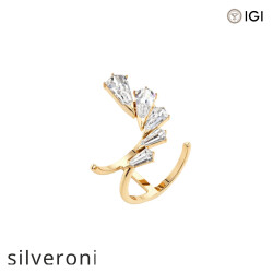 1.76 Carat Phoenix Diamond Wing Open Ring - 2