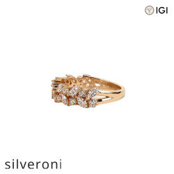 1.77 Carat Marquise and Round Lab Grown Diamond Cluster Ring in 14K Yellow Gold - 3