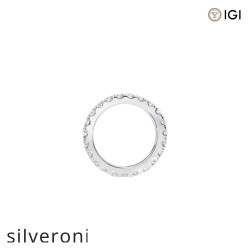 2.00 Carat Round Castle Set Diamond Wedding Band - 3
