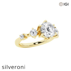 2.00 Carat Round Lab Grown Diamond Engagement Ring - 2