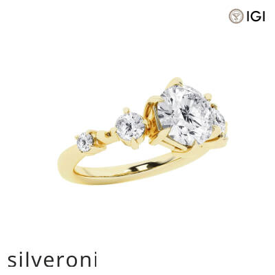 2.00 Carat Round Lab Grown Diamond Engagement Ring - 2