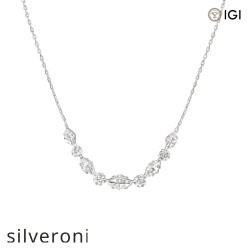 2.50 Carat Lab Grown Diamond Necklace in 18K Recycled Gold - 2