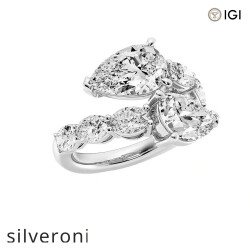 3.00 Carat Round Lab Grown Diamond Five-Stone Band - 4