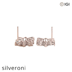 3.33 Carat Marquise Lab Grown Diamond Stud Earrings in 14K White Gold - 2