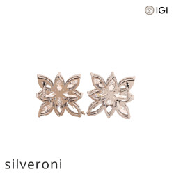 3.33 Carat Marquise Lab Grown Diamond Stud Earrings in 14K White Gold - 4