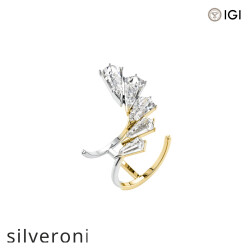 3.40 Carat Phoenix Diamond Wing Open Ring - 2