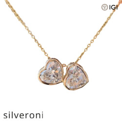 3.92 Carat VVS Heart Cut Lab Grown Diamond Pendant - 2