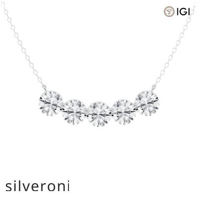4.00 Carat Round Excellent Cut VS1 Lab Grown Diamond Ring - 1