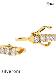 4mm 10.00 CTW Round Lab Grown Diamond Tennis Bracelet - 3