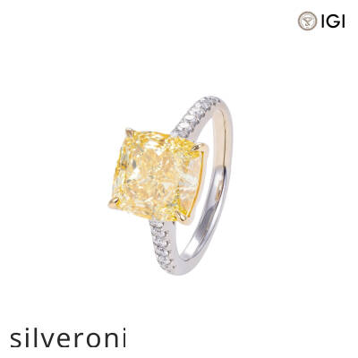 5.00 Carat Cushion Lab Grown Diamond Ring - 2