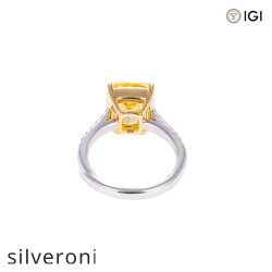 5.00 Carat Cushion Lab Grown Diamond Ring - 3