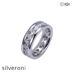 8.24 Carat Pear Lab Grown Diamond 18k Gold Men's Ring - Silveroni