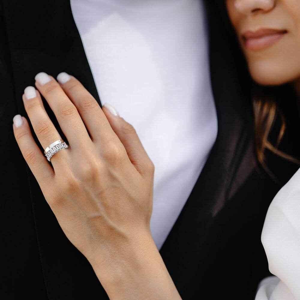 Princess Lab Grown Diamond Band