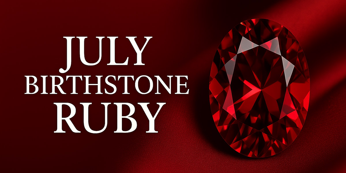 July Birthstone Ruby: The Fiery Gem of Passion by Silveroni