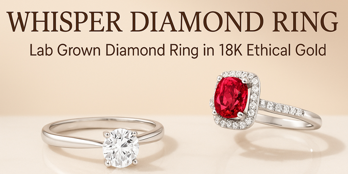 Best Diamond Ring | Lab Grown Diamond Ring in 18K Ethical Gold