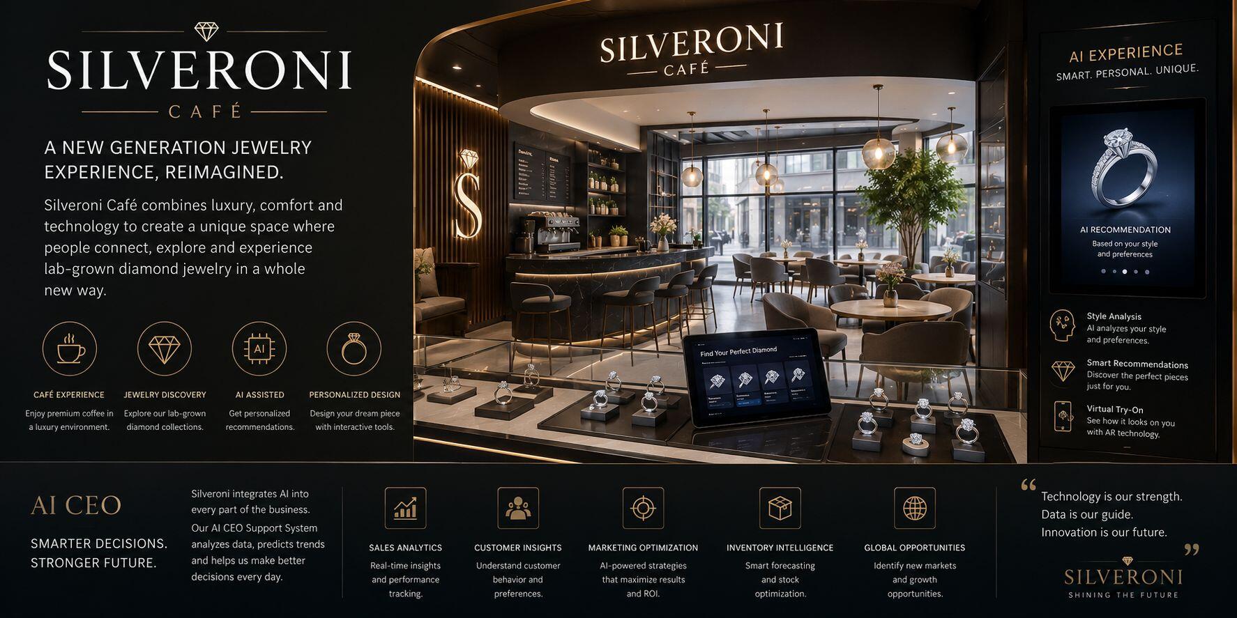 Silveroni Café Concept: The Next Generation Jewelry Experience Powered by Artificial Intelligence