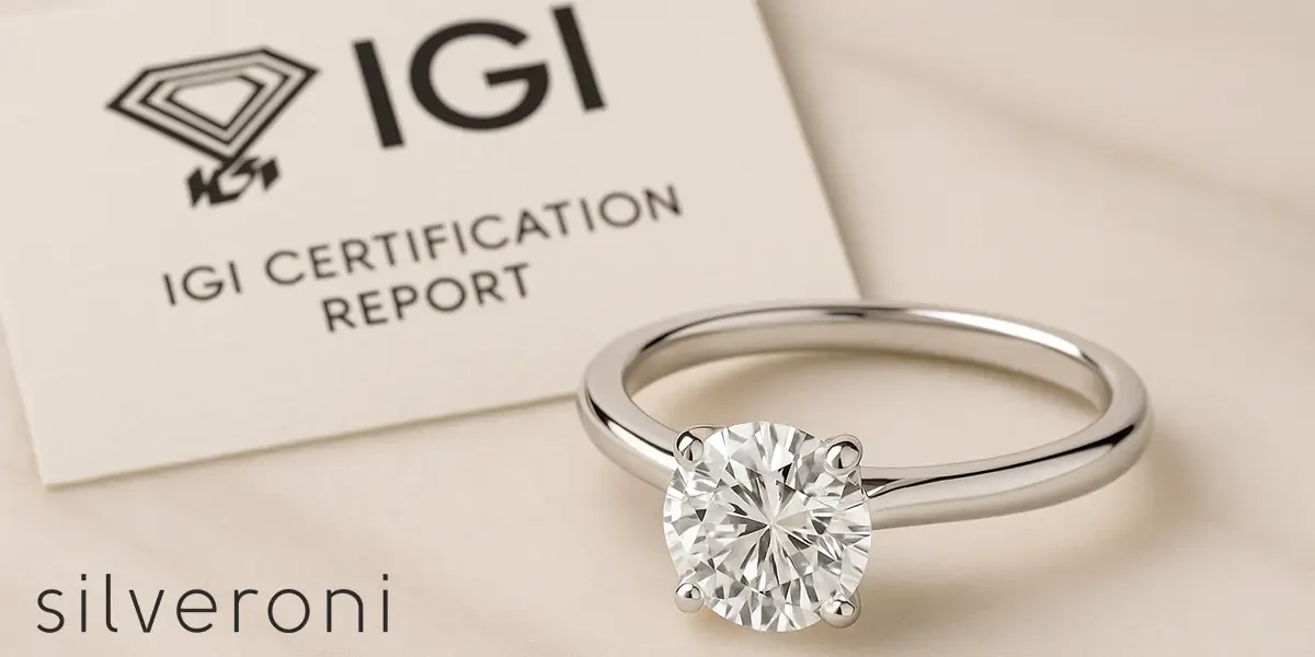 IGI Certification | Lab Grown Diamond Jewelry with Verified Brilliance by Silveroni