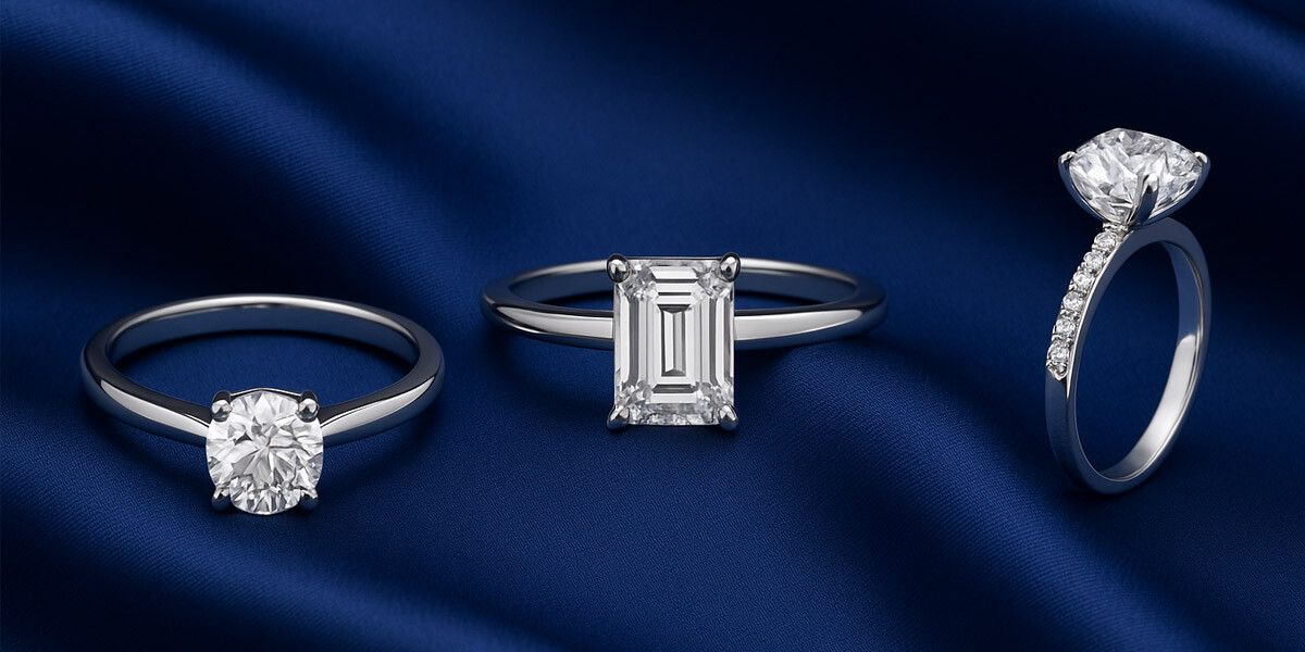 Diamond Ring Whispers | Minimalist Lab-Grown Engagement Rings by Silveroni