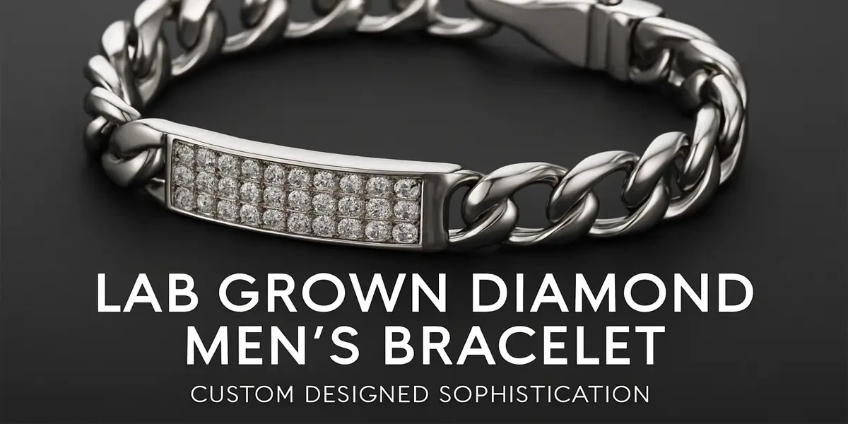 Custom Lab Grown Diamond Men’s Bracelets | Silveroni’s Ethical Luxury