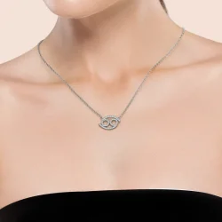 Allure Cancer Zodiac Diamond Necklace — 1 Carat Lab-Grown - 3
