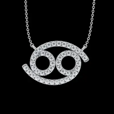 Allure Cancer Zodiac Diamond Necklace — 1 Carat Lab-Grown - 2