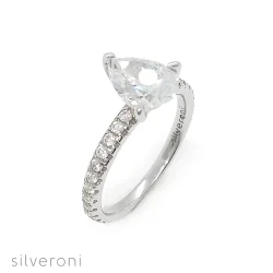 Celestial Aura Lab Grown Diamond Ring | Sustainable Elegance by Silveroni - 1