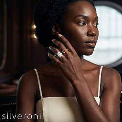 Celestial Bloom Lab Grown Diamond Ring 14K by Silveroni - 5