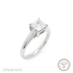 Celestial Grace Gold Lab Grown Diamond Ring | Sustainable Elegance by Silveroni - 1