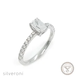 Celestial Harmony Lab Grown Diamond Ring | Sustainable Elegance by Silveroni - 1